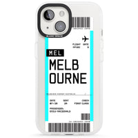 Personalised Melbourne Boarding Pass