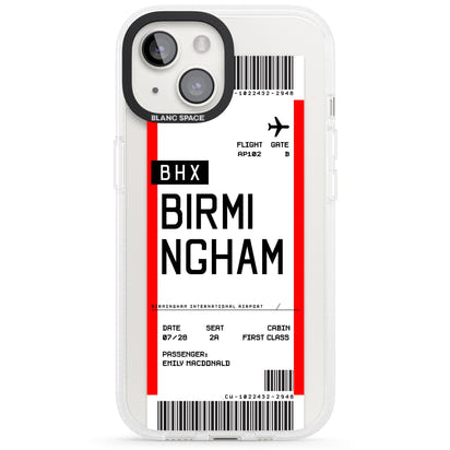 Personalised Birmingham Boarding Pass