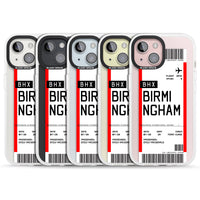 Personalised Birmingham Boarding Pass