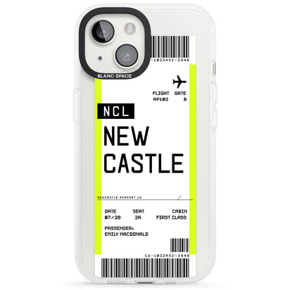 Personalised Newcastle Boarding Pass
