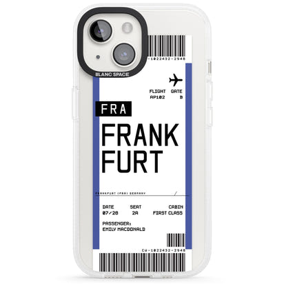 Personalised Frankfurt Boarding Pass