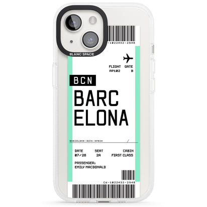 Personalised Barcelona Boarding Pass