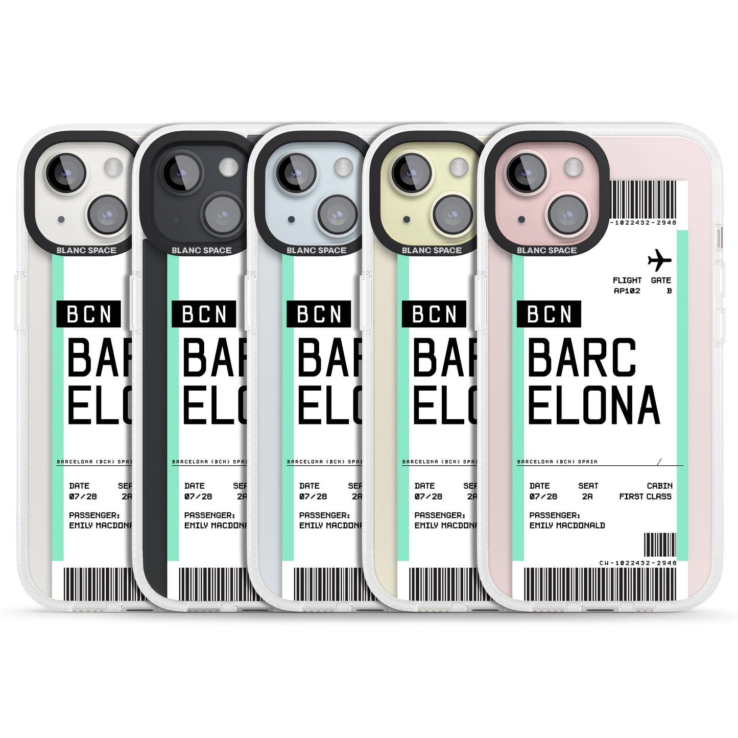 Personalised Barcelona Boarding Pass