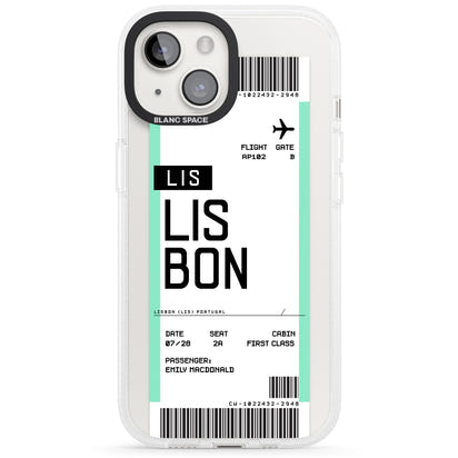 Personalised Lisbon Boarding Pass
