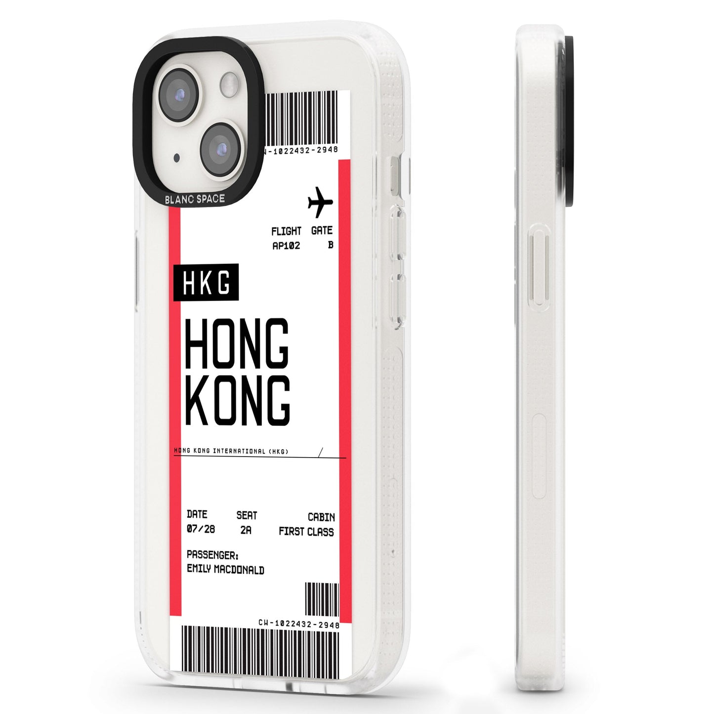 Personalised Hong Kong Boarding Pass