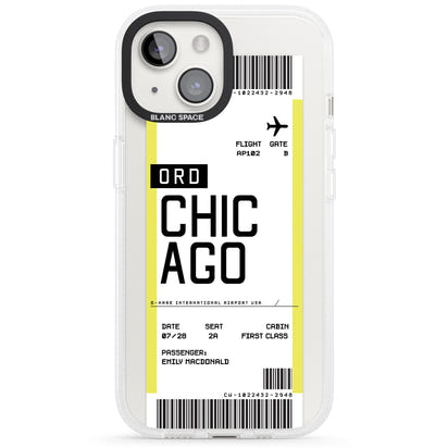 Personalised Chicago Boarding Pass
