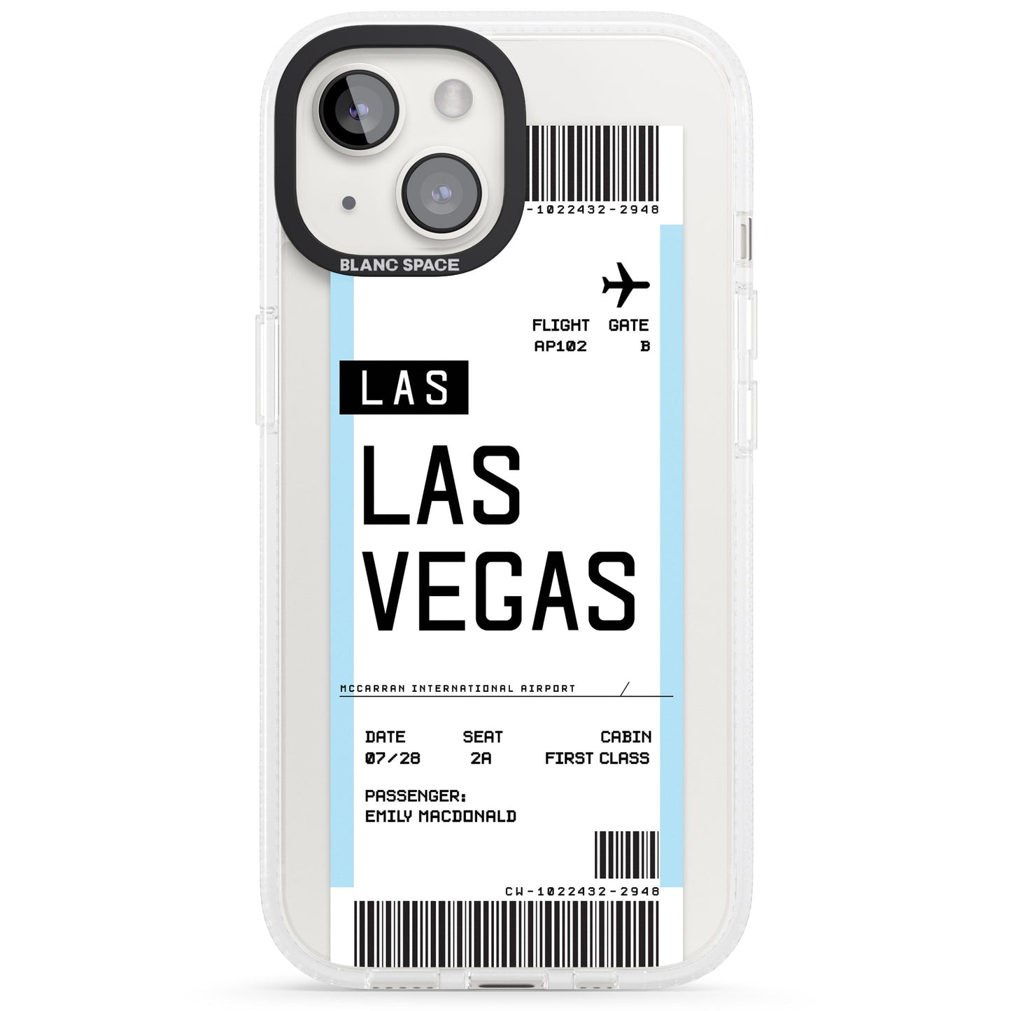 Personalised Las Vegas Boarding Pass