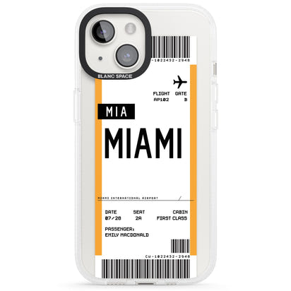Personalised Miami Boarding Pass