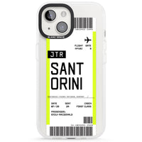 Personalisierte Bordkarte für Santorini