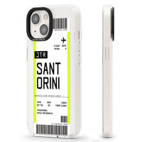 Personalisierte Bordkarte für Santorini