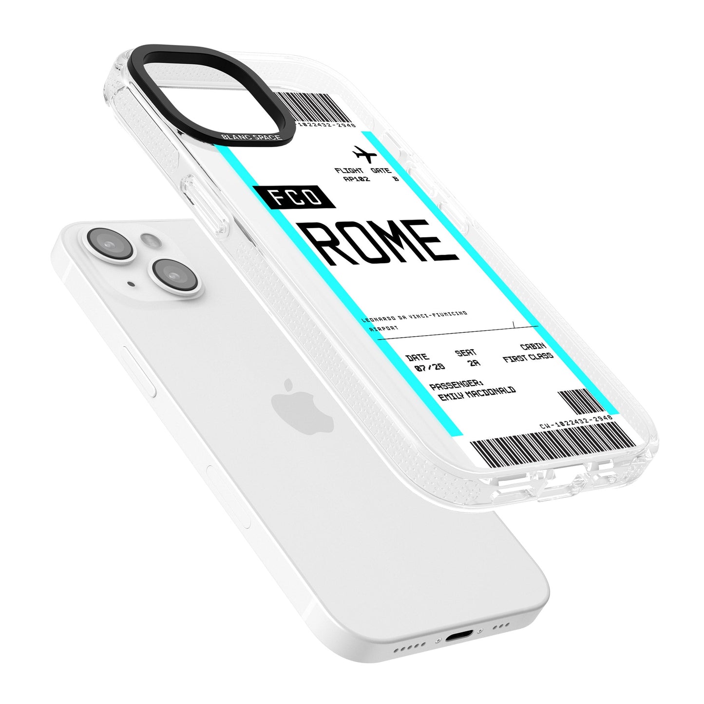 Personalised Rome Boarding Pass