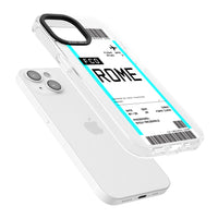 Personalised Rome Boarding Pass