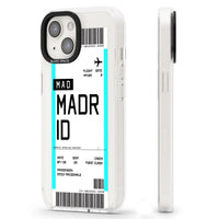 Personalised Madrid Boarding Pass