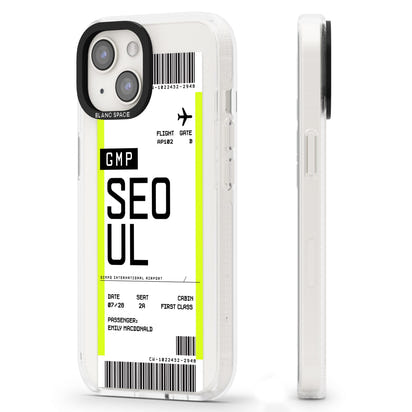 Personalised Seoul Boarding Pass