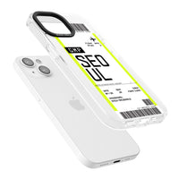 Personalised Seoul Boarding Pass