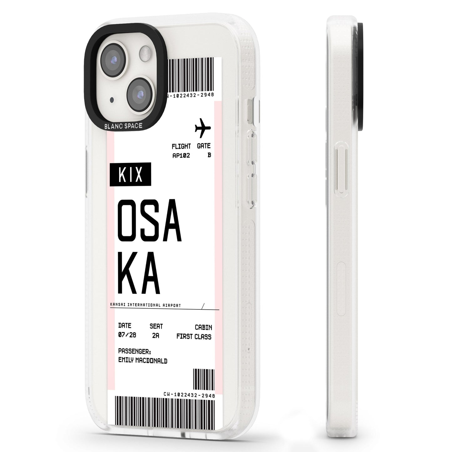 Personalised Osaka Boarding Pass