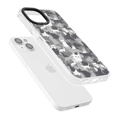 Dunkelgraue Katzentarnung