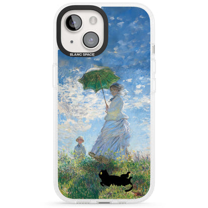 Cat with Monet's Parasol Lady