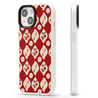 Vintage Cherry Diamond Pattern