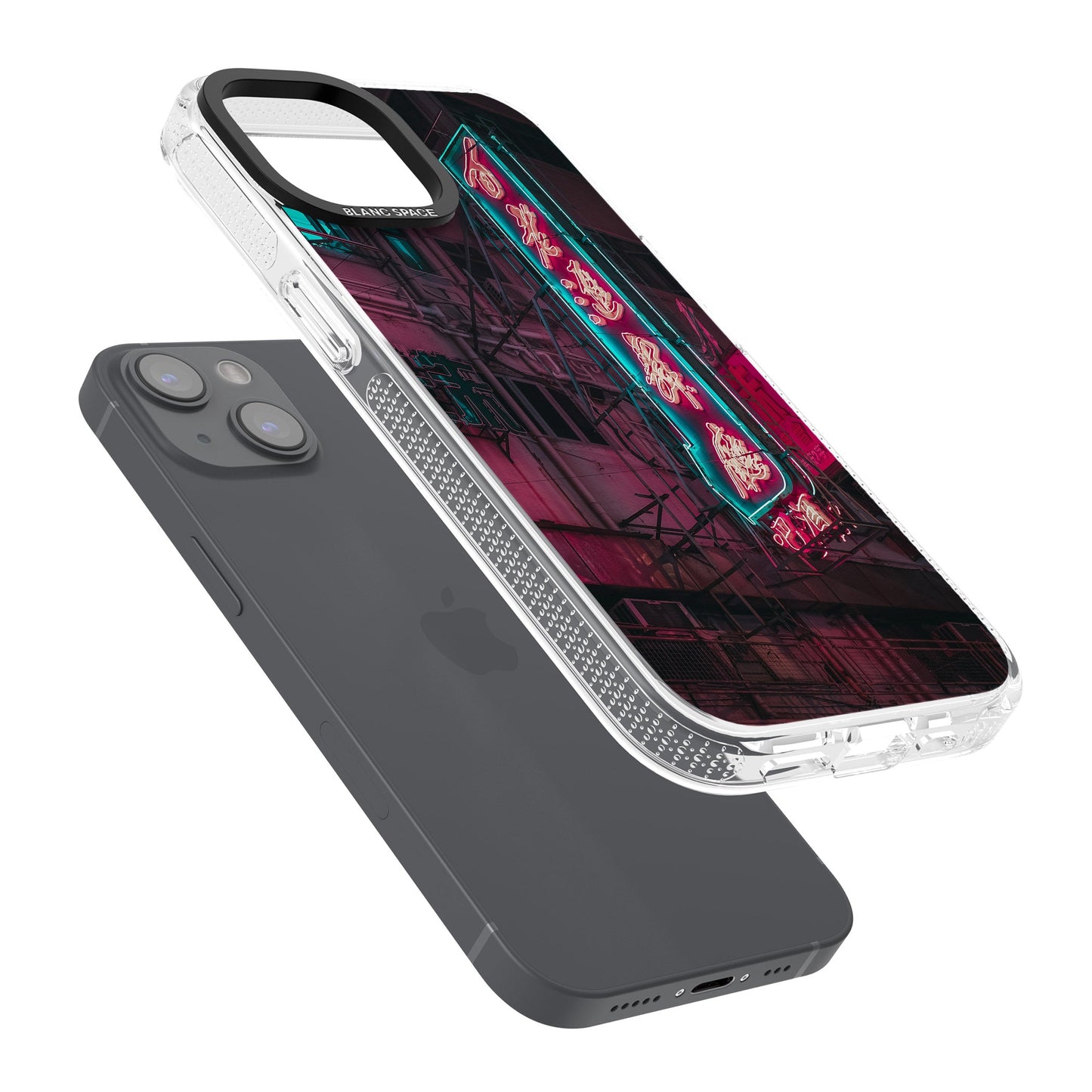 Neon-Kanji-Stadtbild