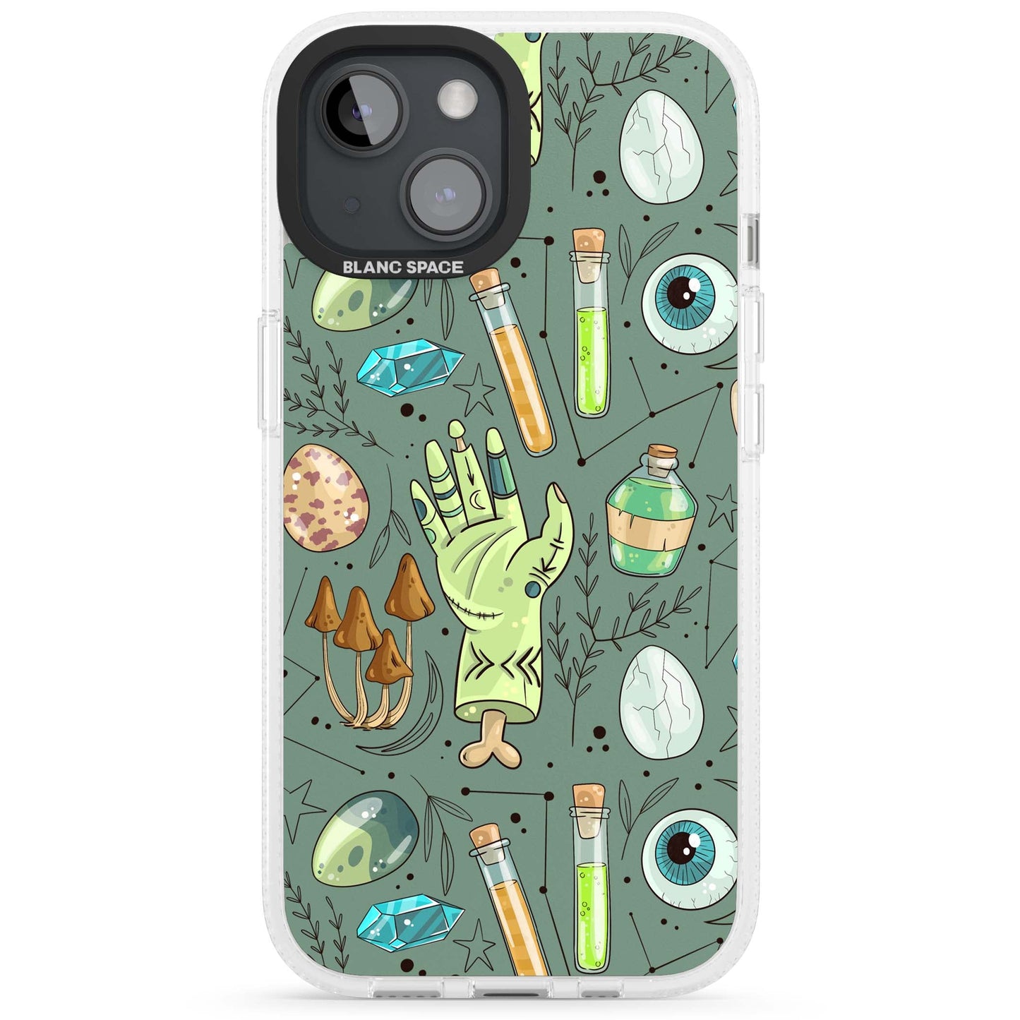 Motif expérimental de dessin animé pour Halloween