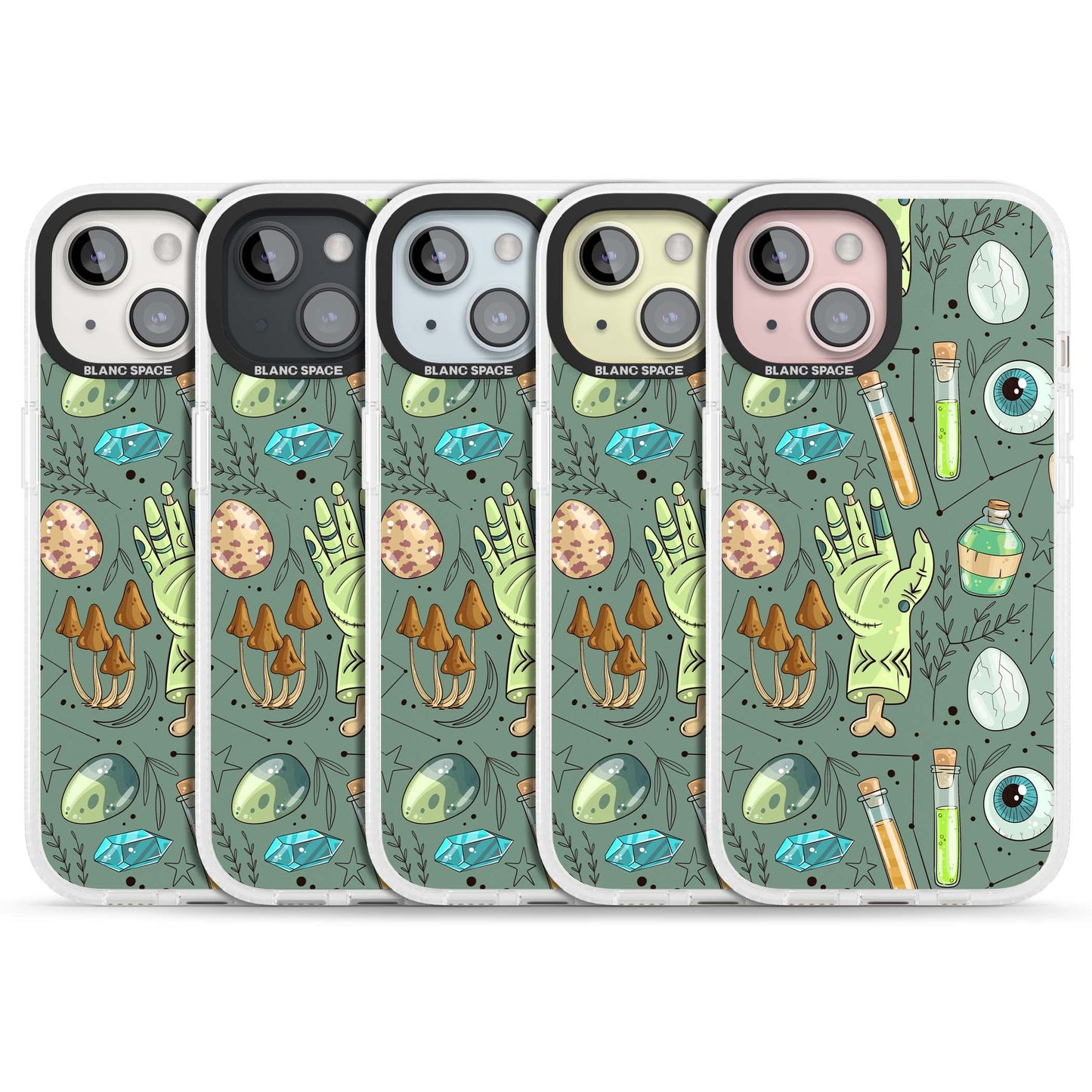 Motif expérimental de dessin animé pour Halloween