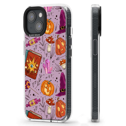 Witchy Cartoon Halloween Pattern