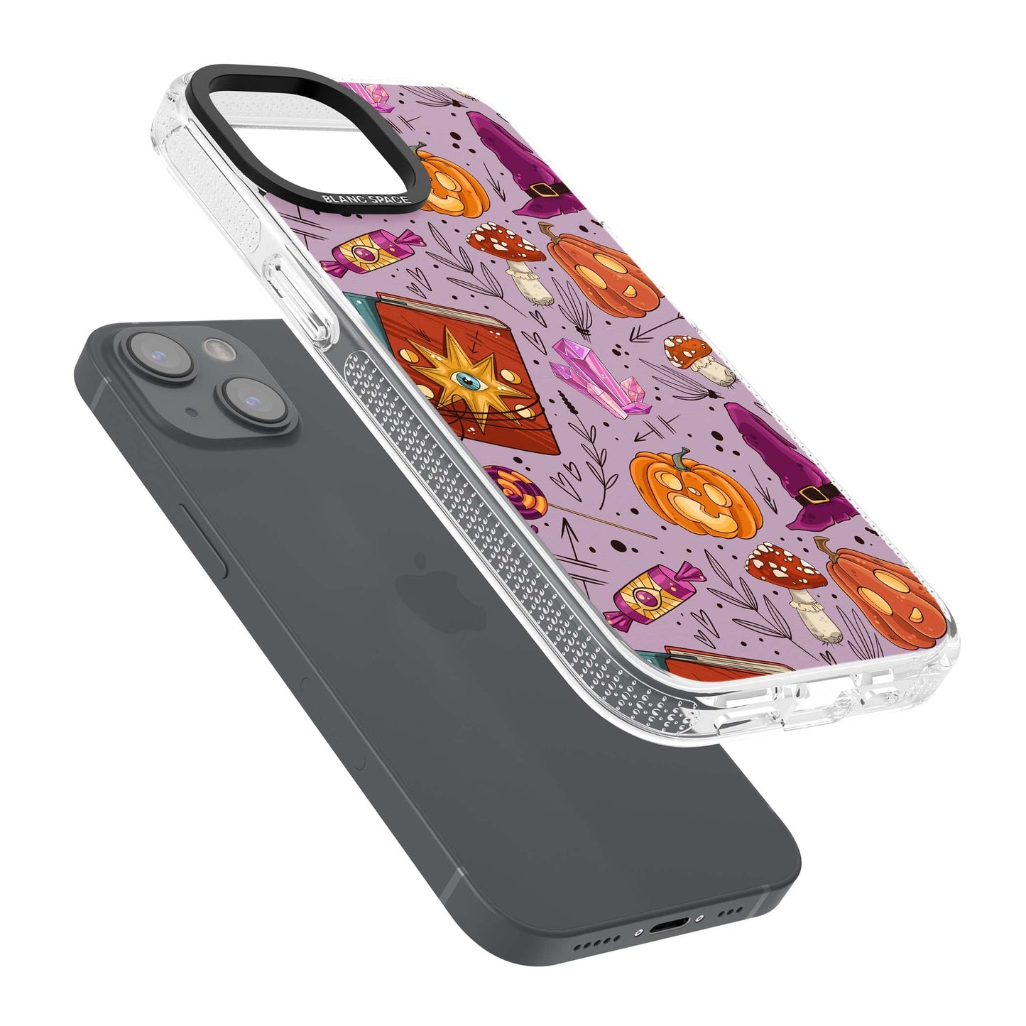 Witchy Cartoon Halloween Pattern