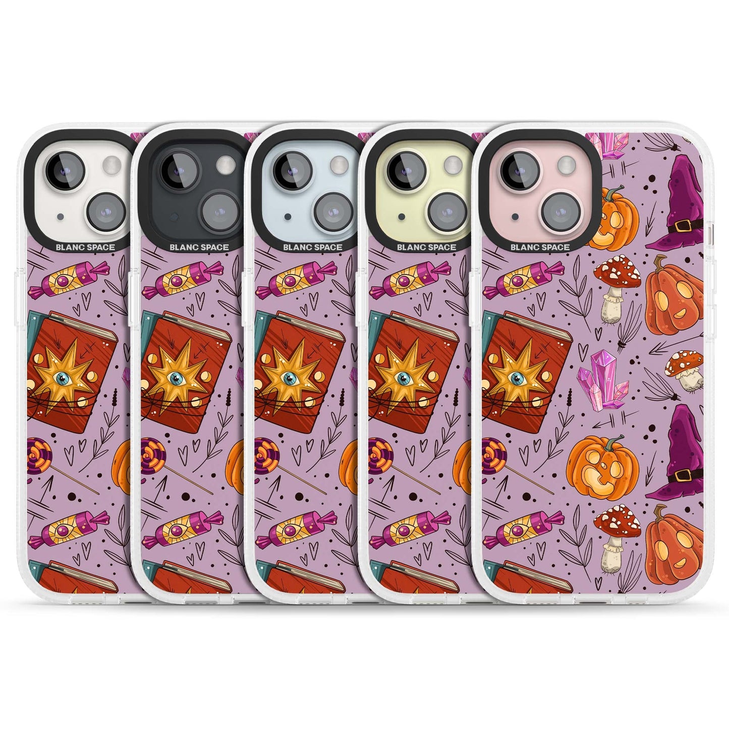 Witchy Cartoon Halloween Pattern