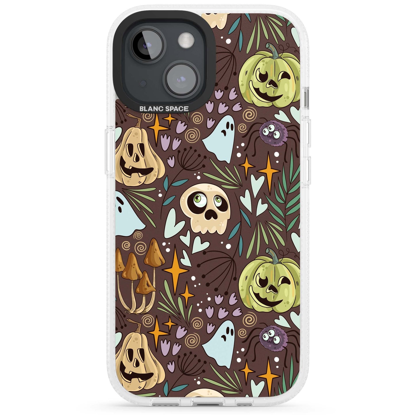 Goblincore Cartoon Halloween Pattern