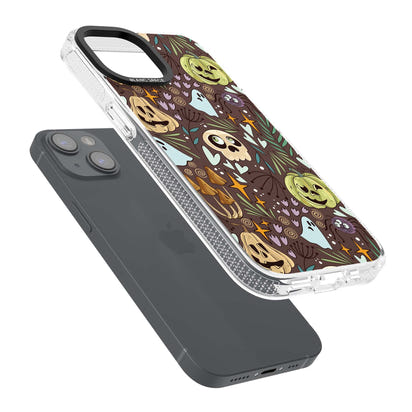 Goblincore Cartoon Halloween Pattern