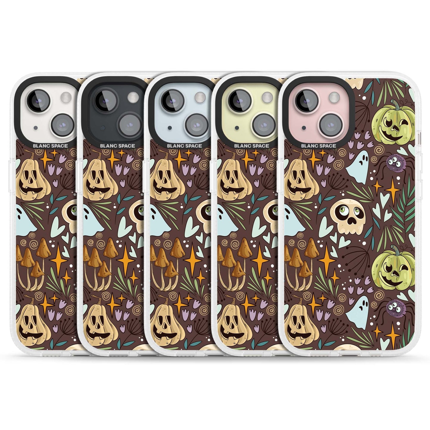 Goblincore Cartoon Halloween Pattern