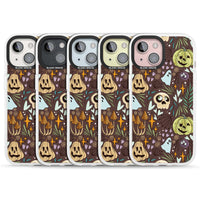 Goblincore Cartoon Halloween Pattern