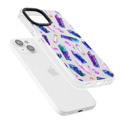 Iridescent Prism Crystals