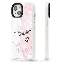 Personalised Pink Marble