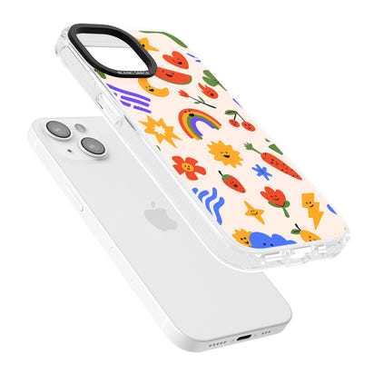 Verspielte Kawaii-Symbole