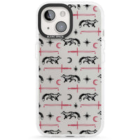 Motif renard et lame