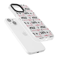 Motif renard et lame