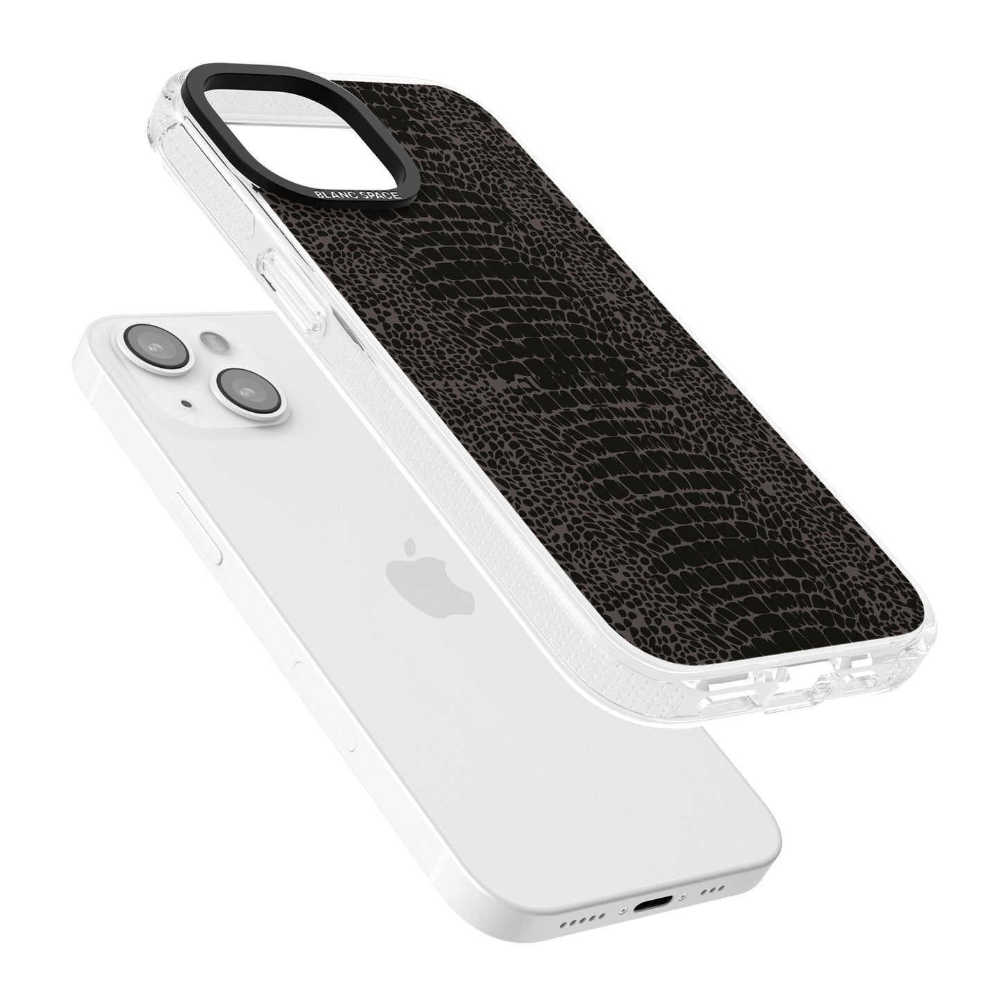 Dark Animal Print Snake Skin