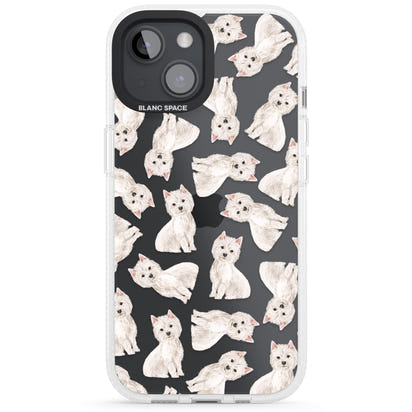 Motif de chien Westie