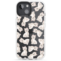 Motif de chien Westie