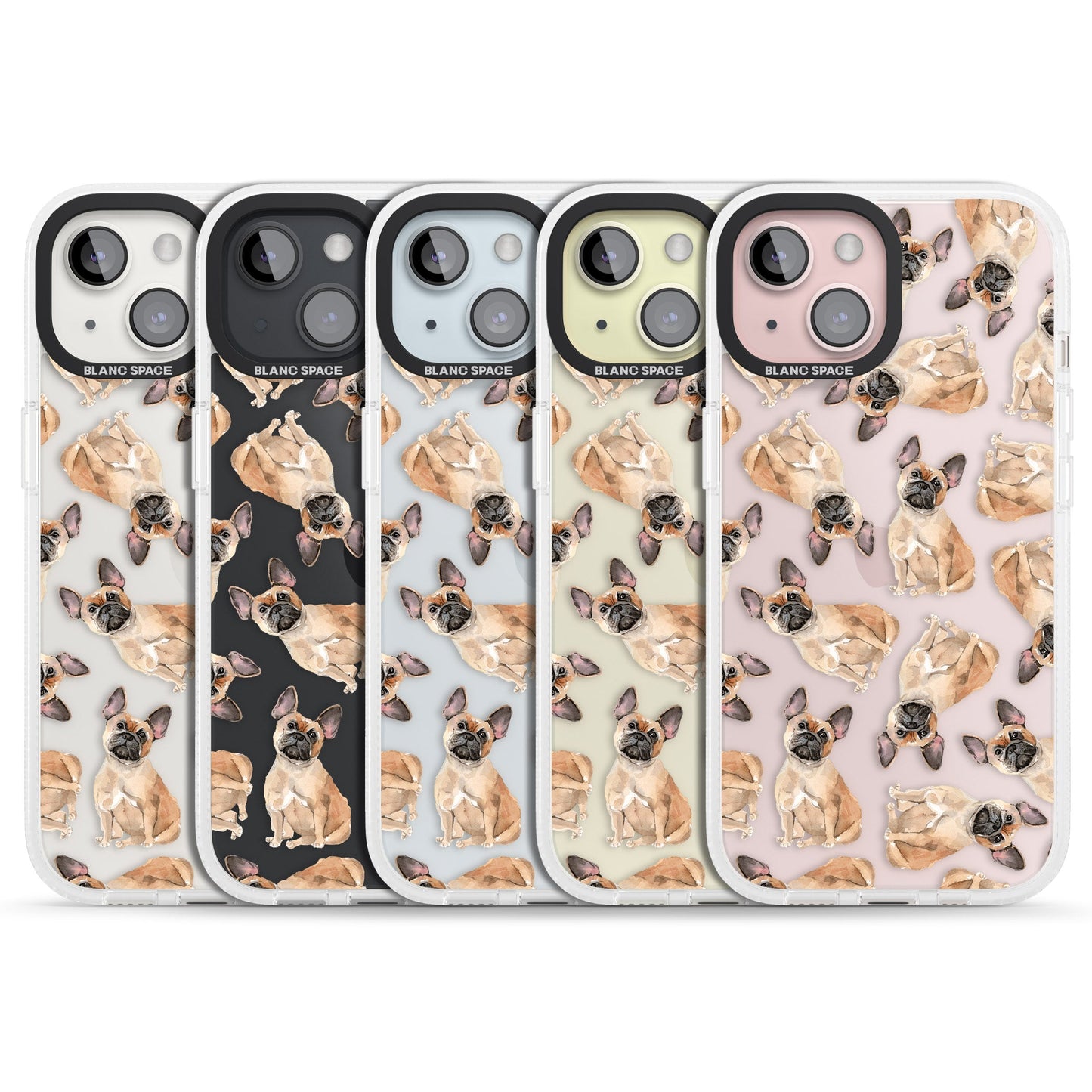 French Bulldog Watercolour Pattern