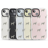 Motif de chien dalmatien