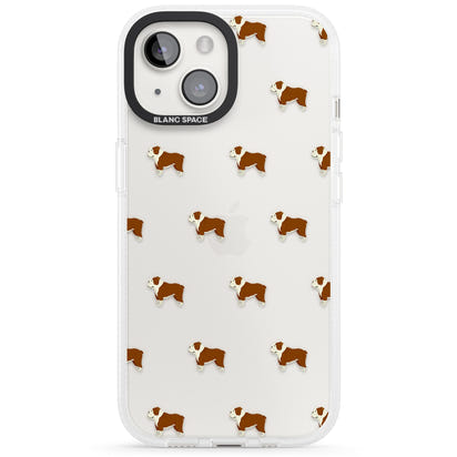 Motif bouledogue clair