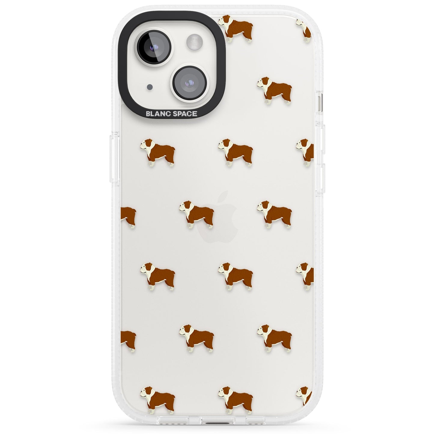 Motif bouledogue clair