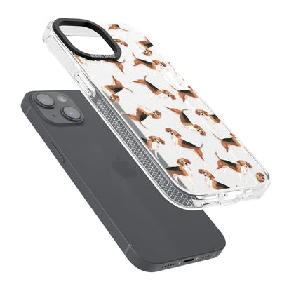 Beagle Watercolor Pattern