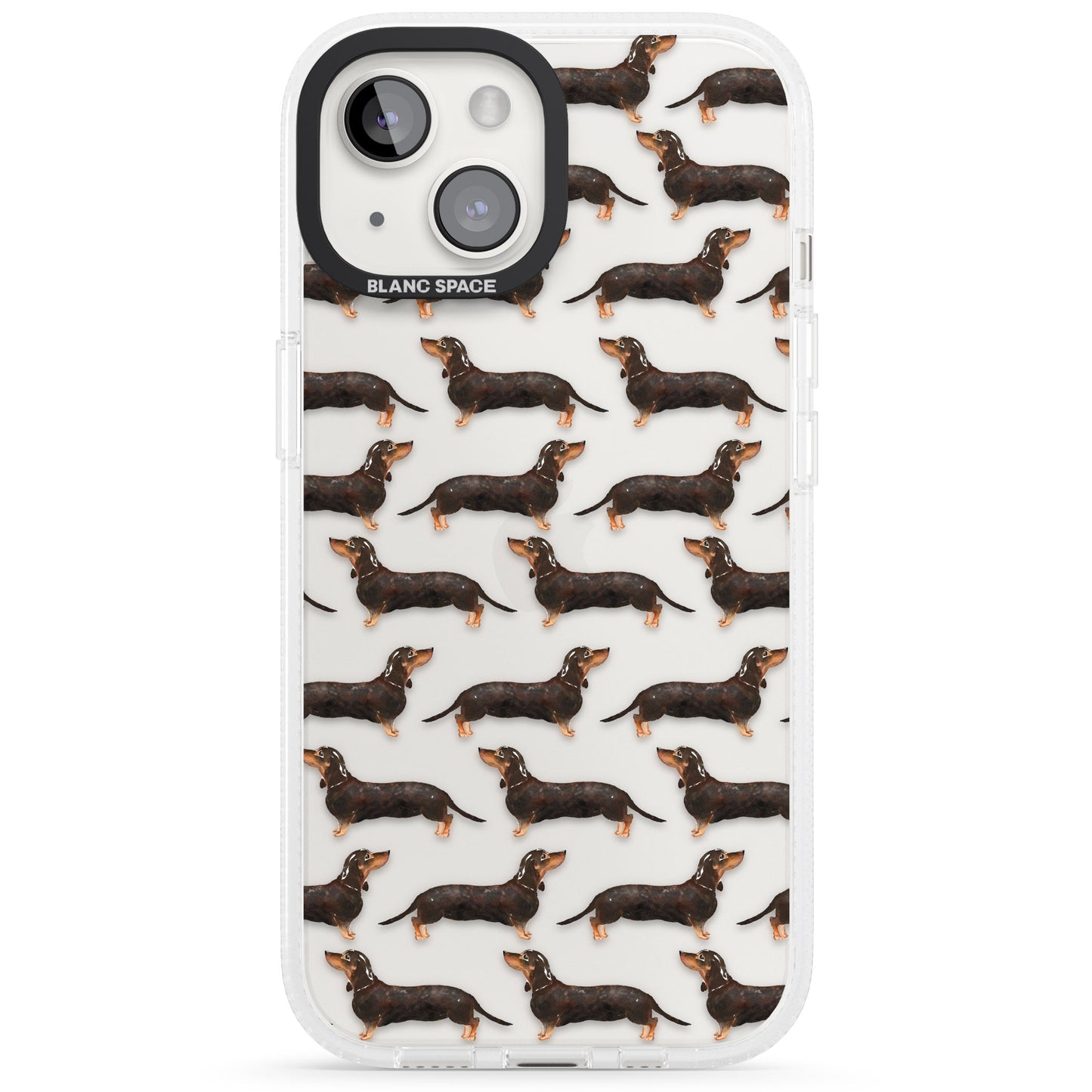 Dachshund Pattern Black Tan
