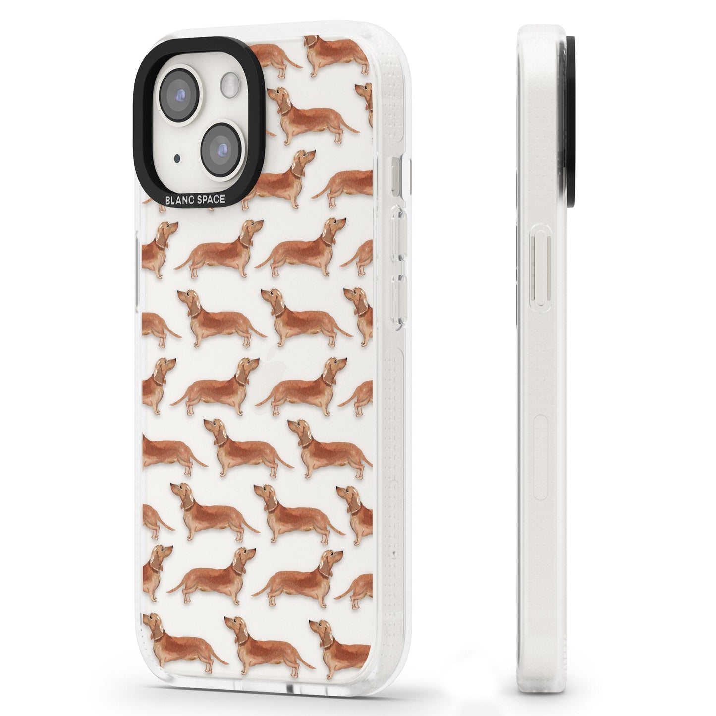 Dachshund Watercolor Dog Pattern