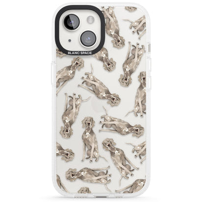 Weimaraner Watercolor Dog