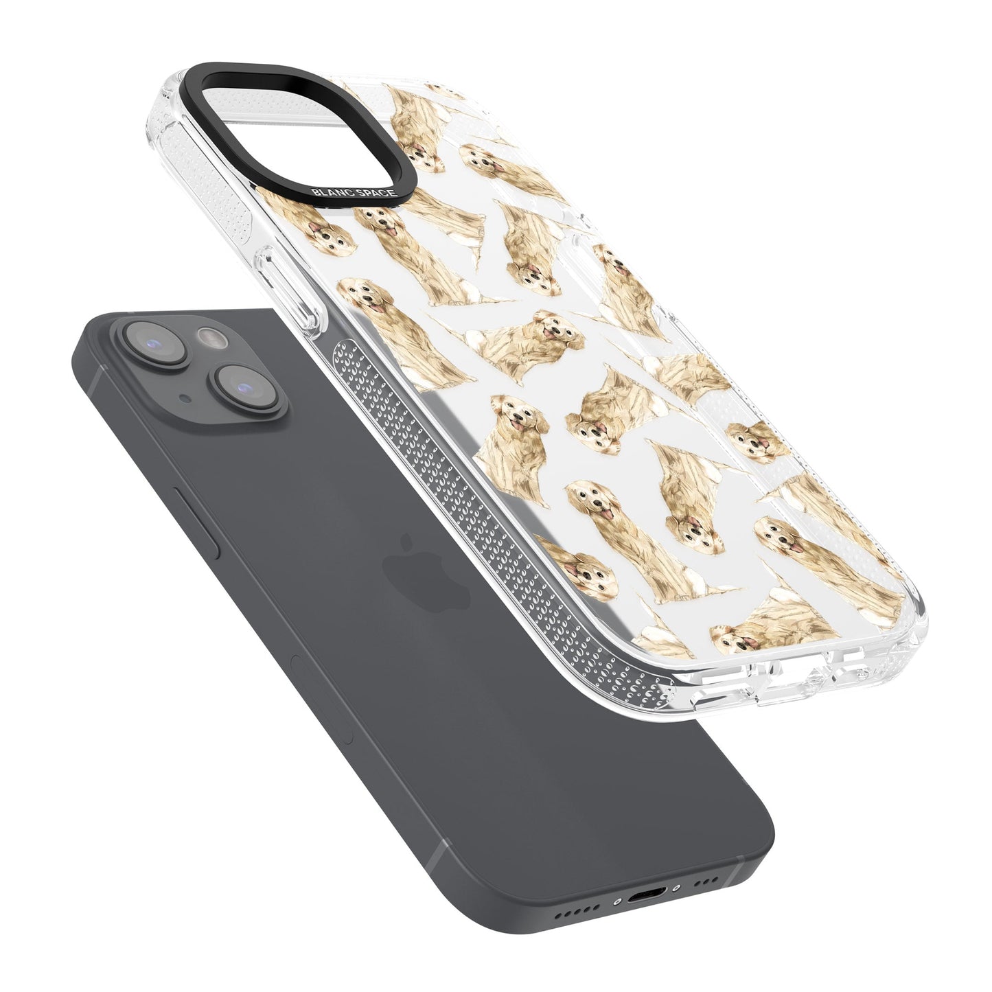 Motif aquarelle de Golden Retriever